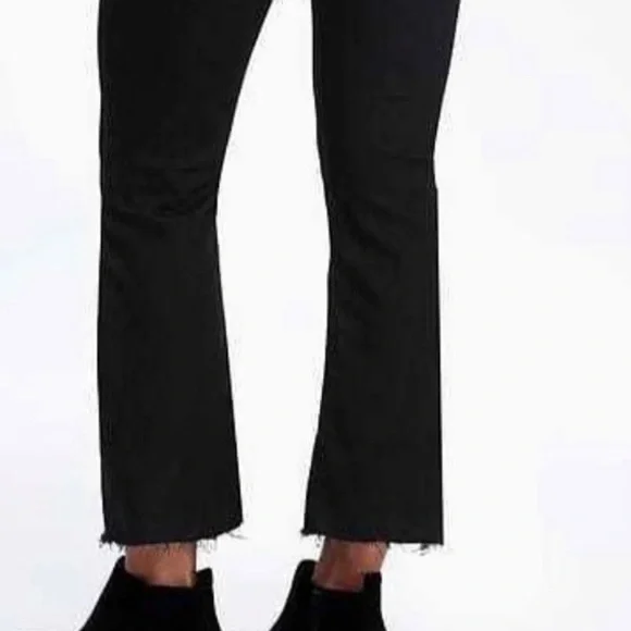 π Mid-Rise Cropped Flare-Ankle Jeans - Picture 5 of 15